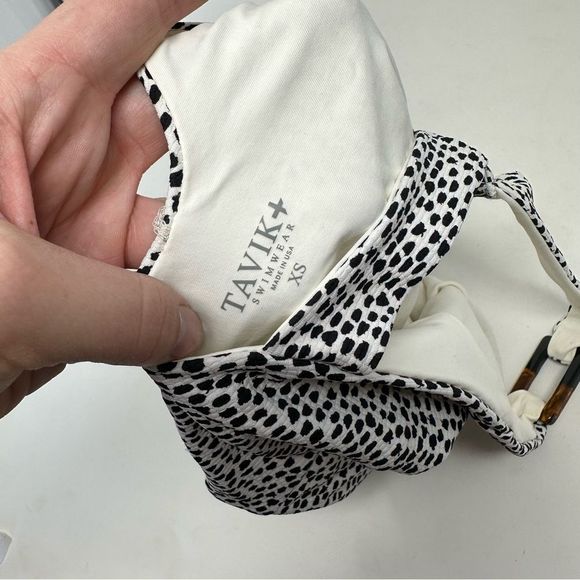 Tavik Black White One Piece Anthropologie Swimsuit XS - Picture 9 of 9